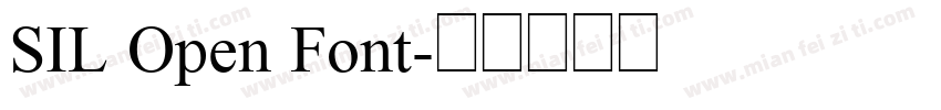 SIL Open Font字体转换